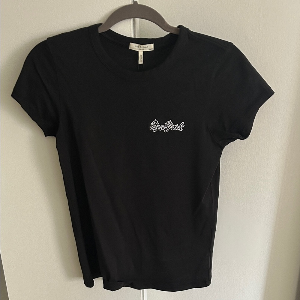 Rag and Bone “New York” embroidered tee
